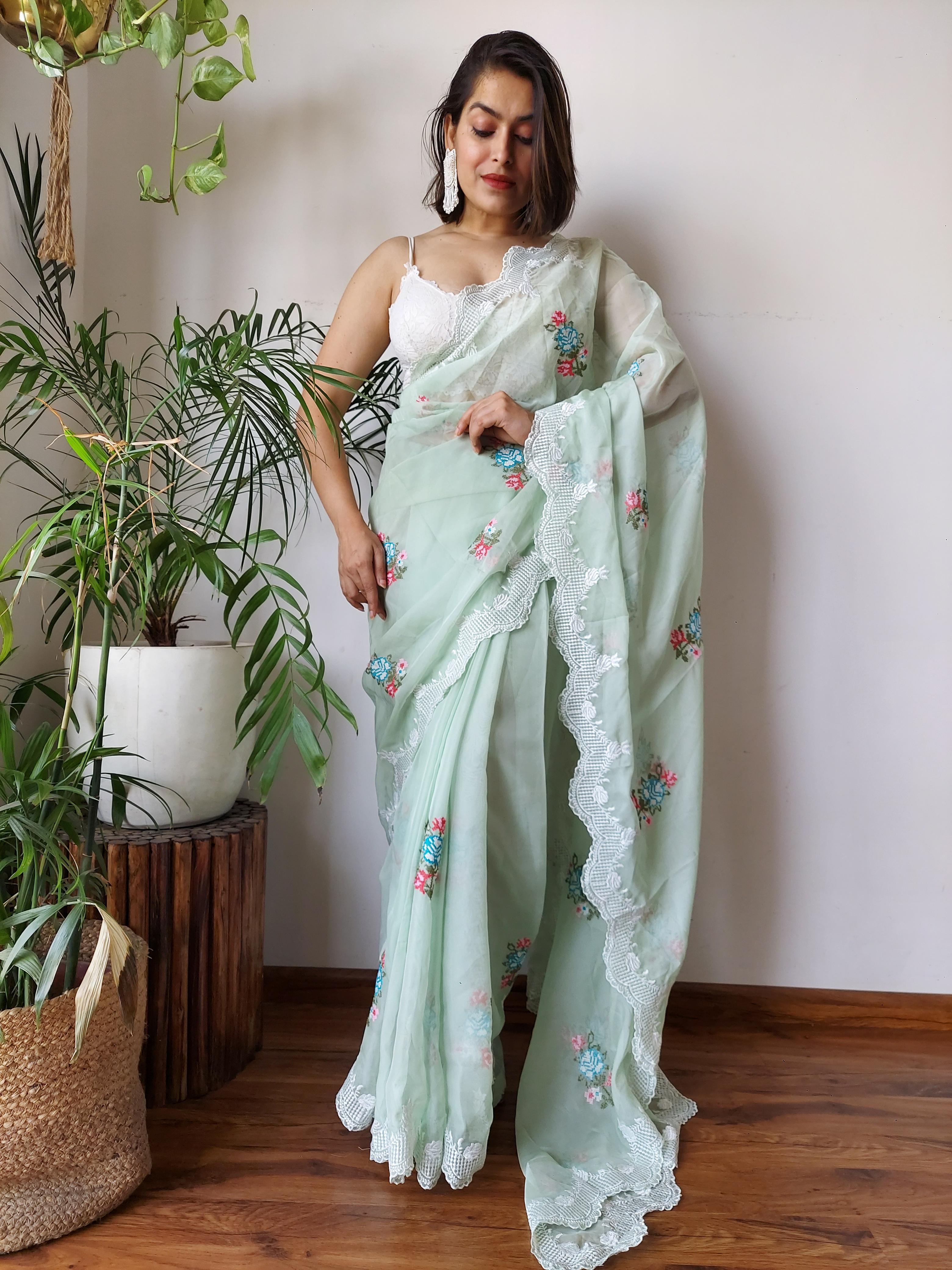 EMBORIDARY WORK SAREE