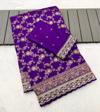 Charming Pure Khadi Saree