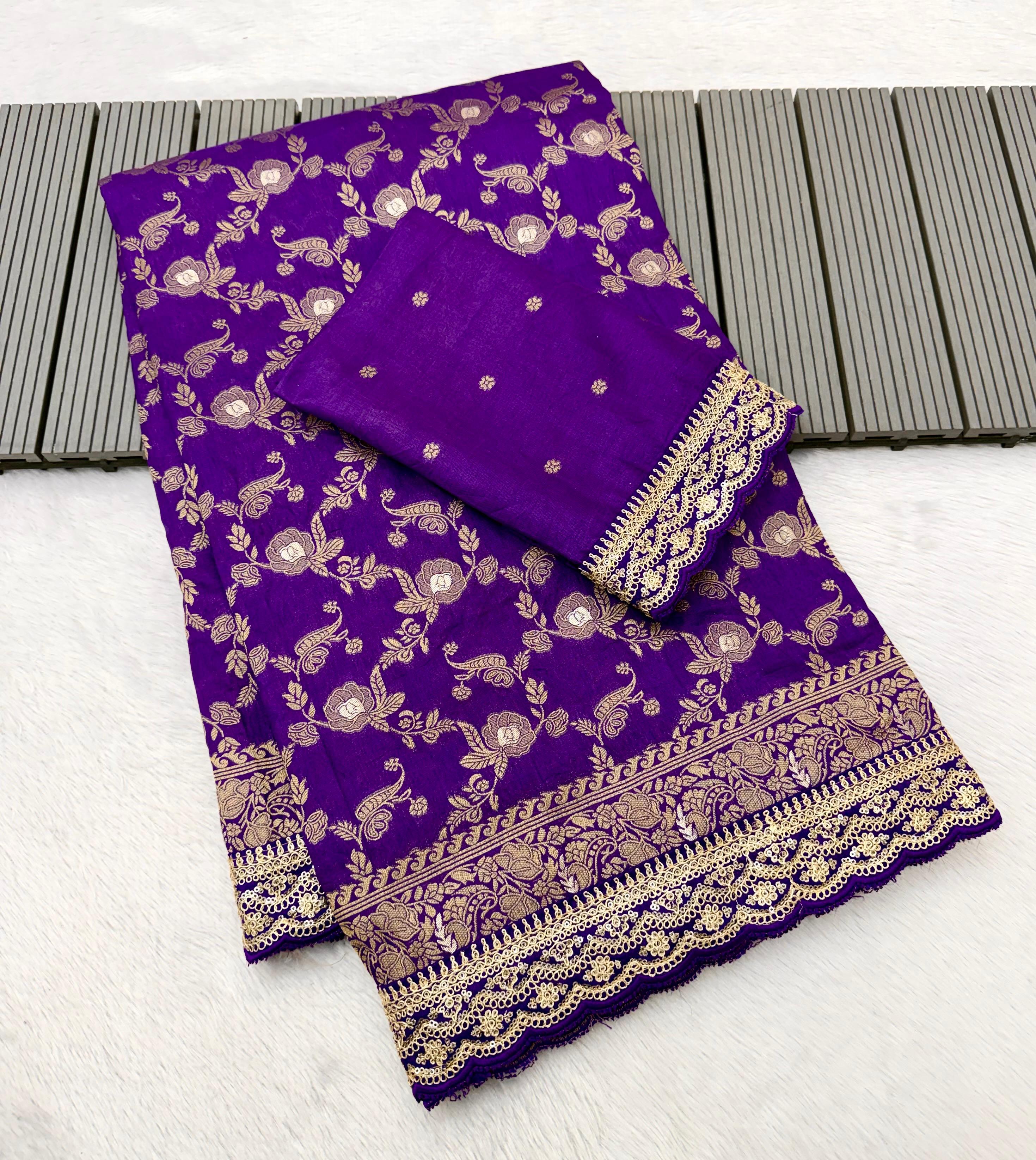 Charming Pure Khadi Saree