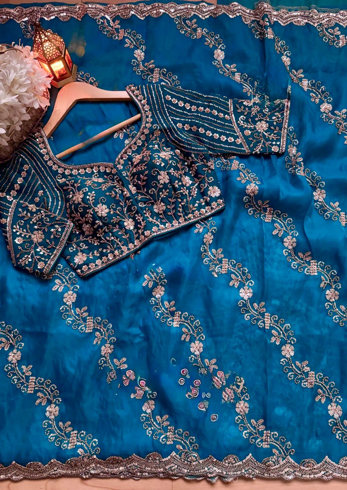Wedding Perfect  Saree with Beds Elegance Redefined
