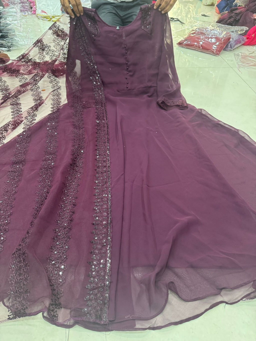 Festival Special Gown Dupatta
