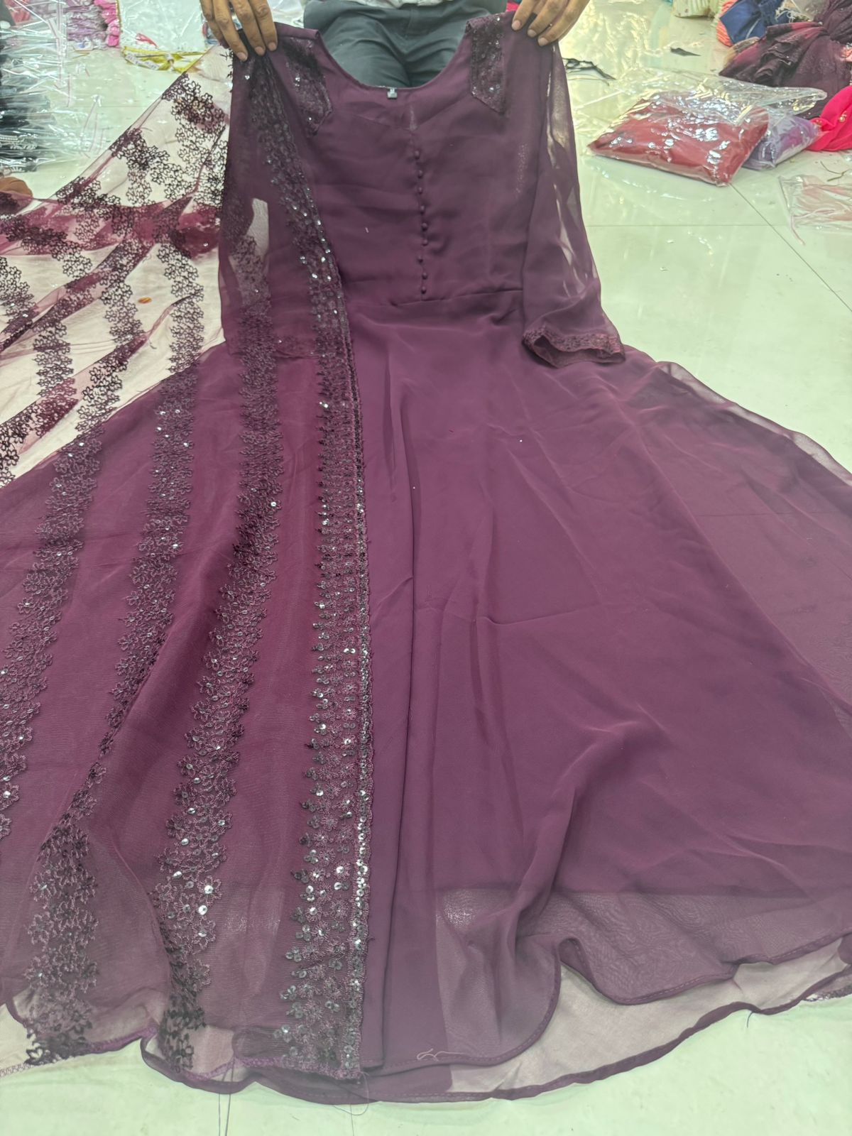 Festival Special Gown Dupatta