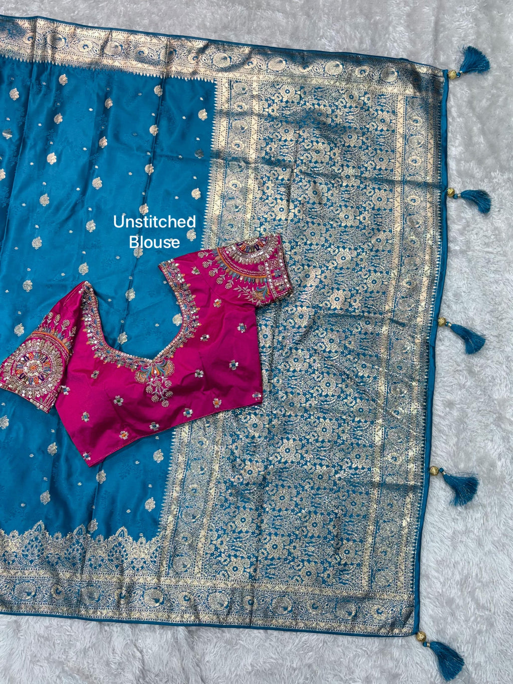 Banarasi Satin Silk Wedding Saree