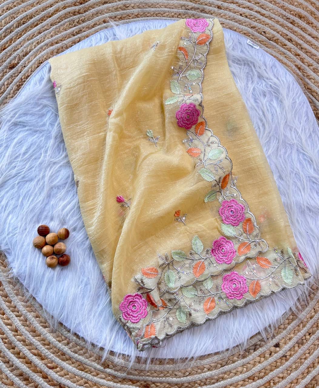 Cruncy Chiffon Sarees