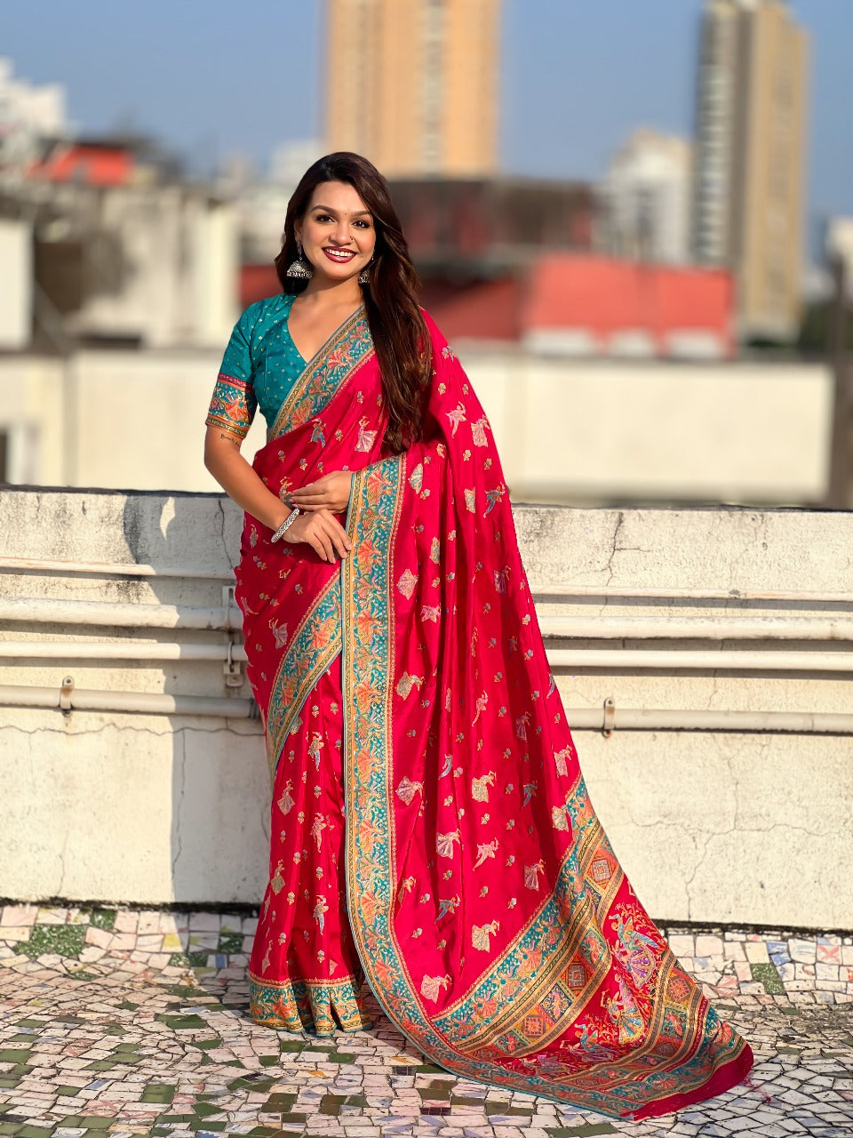 PREMIUM PURE VISCOSE SILK SAREE