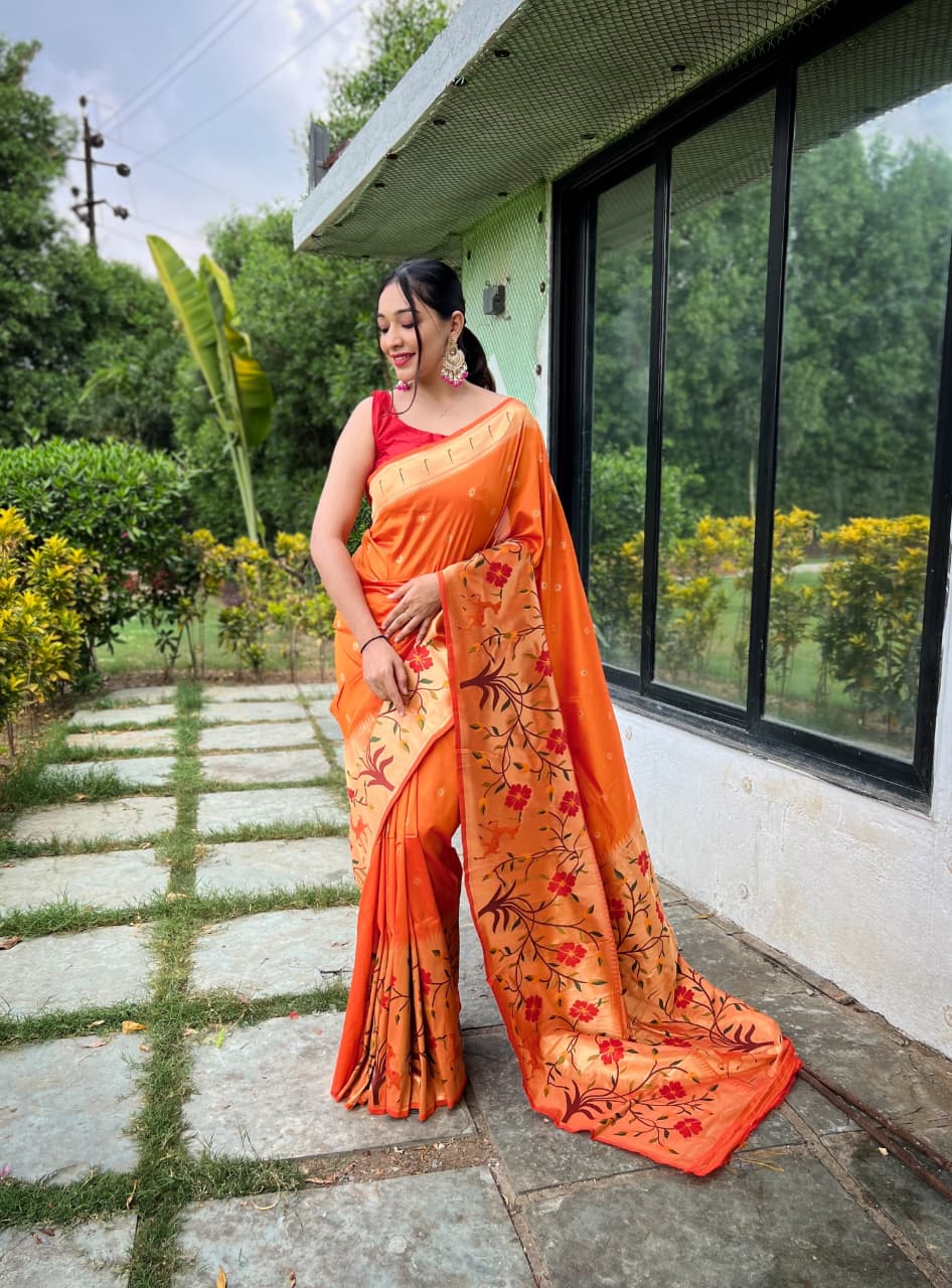 PURE PAITHANI SILK SAREE