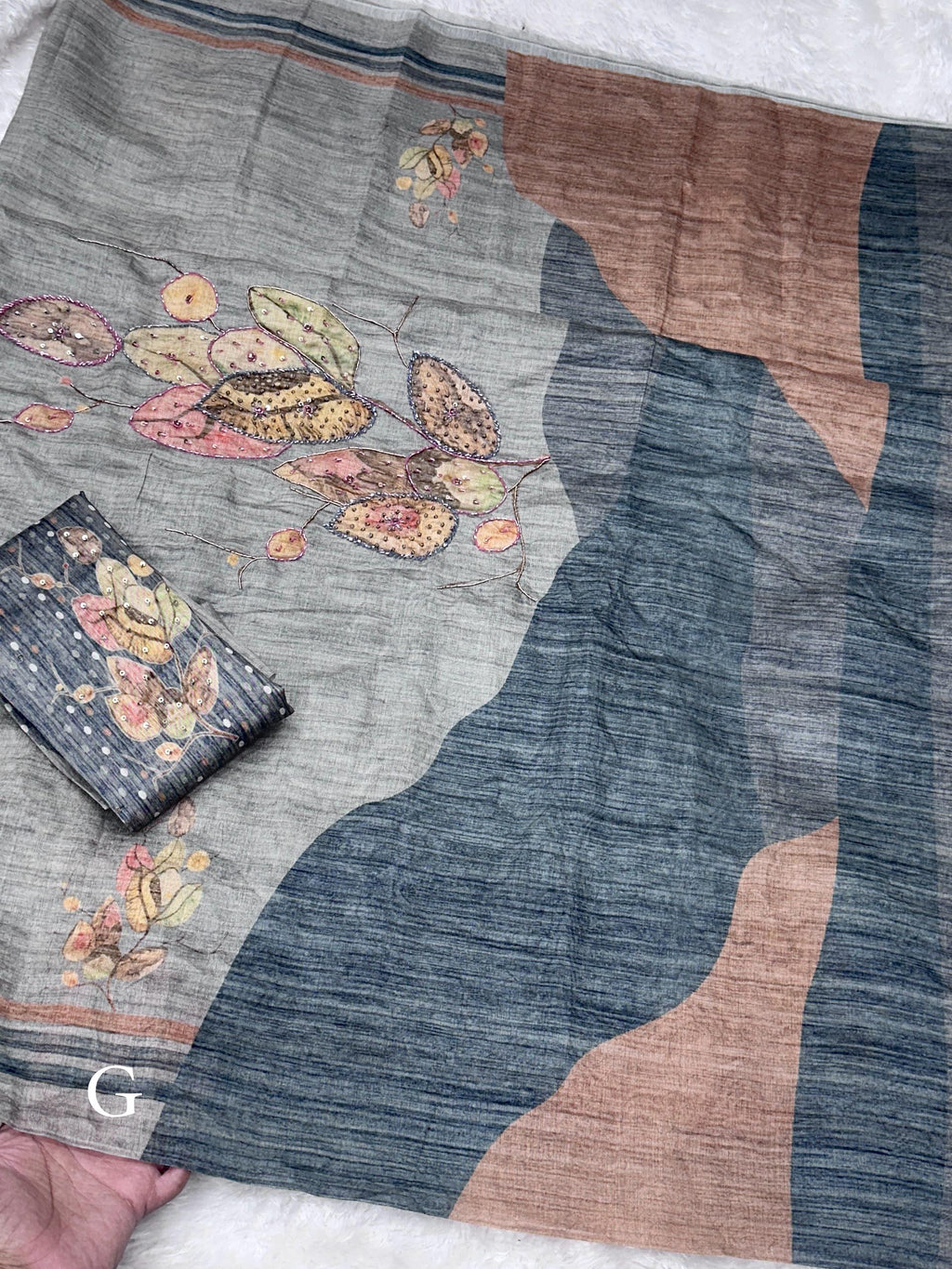 PURE TUSSER COTTON SAREE