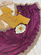 Premium space Silk Sabyasachi Inspired Saree