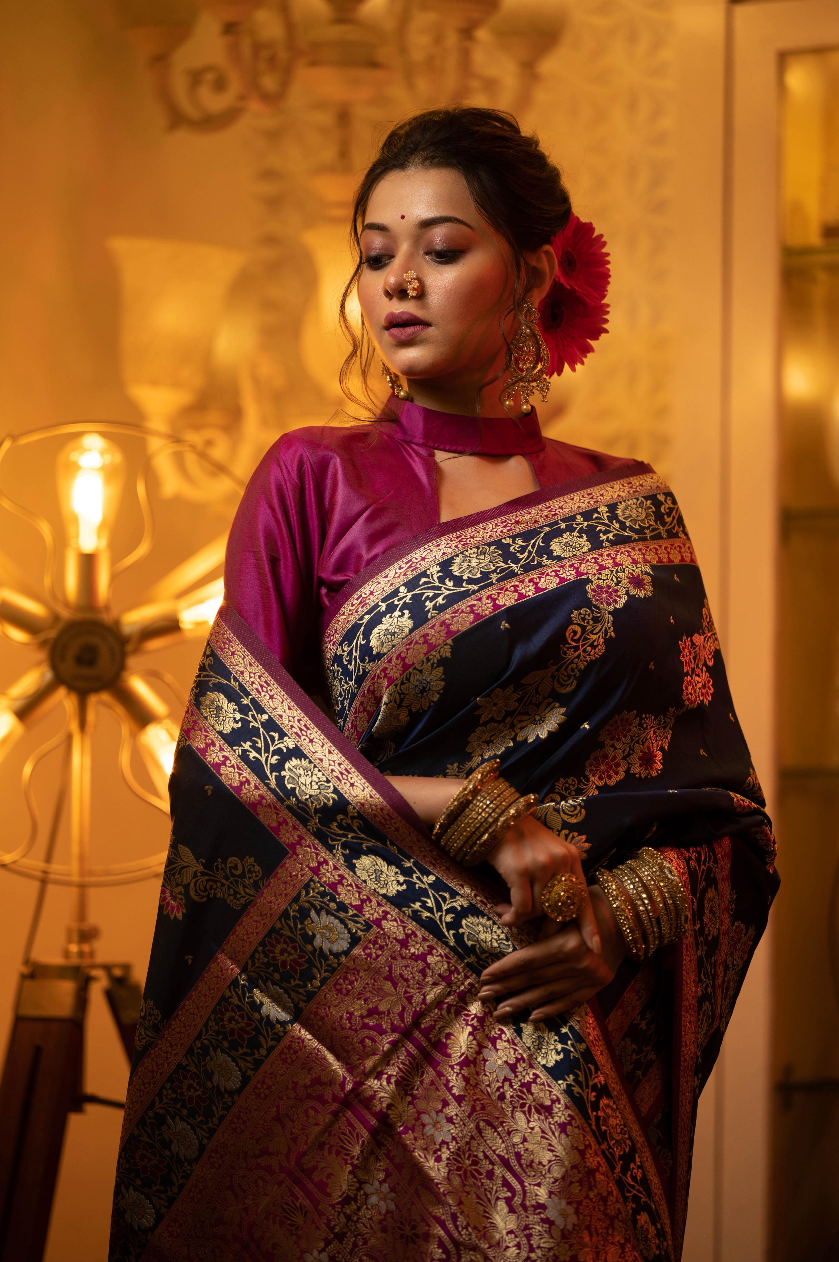 Soft Banarasi Silk Saree