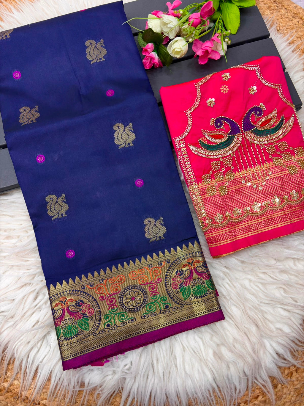 Soft Paithani Silk Saree