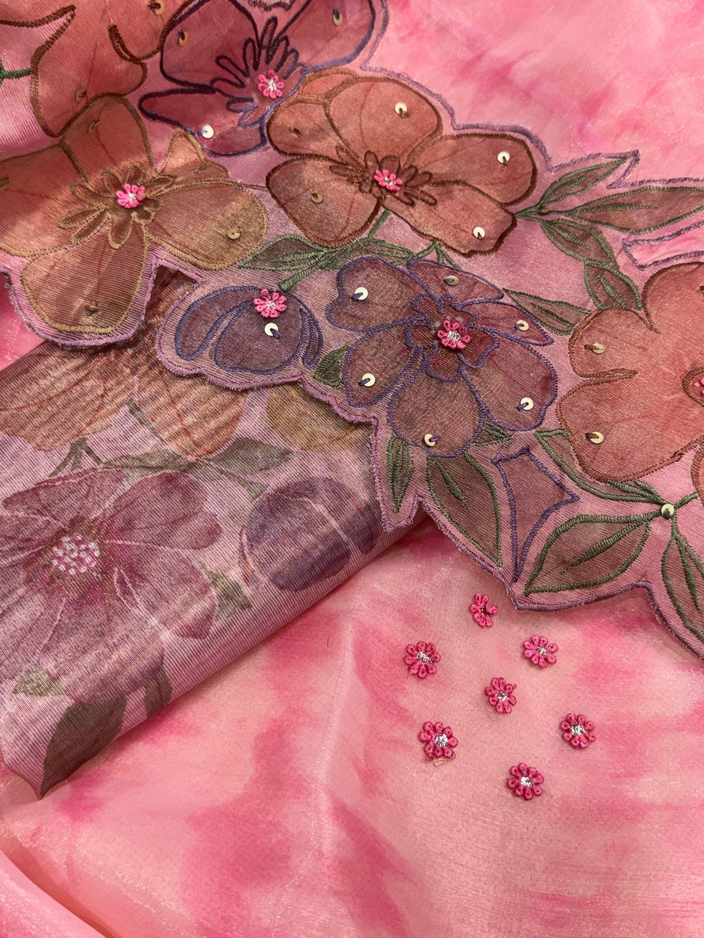 Pure Soft Glass Tissue Saree