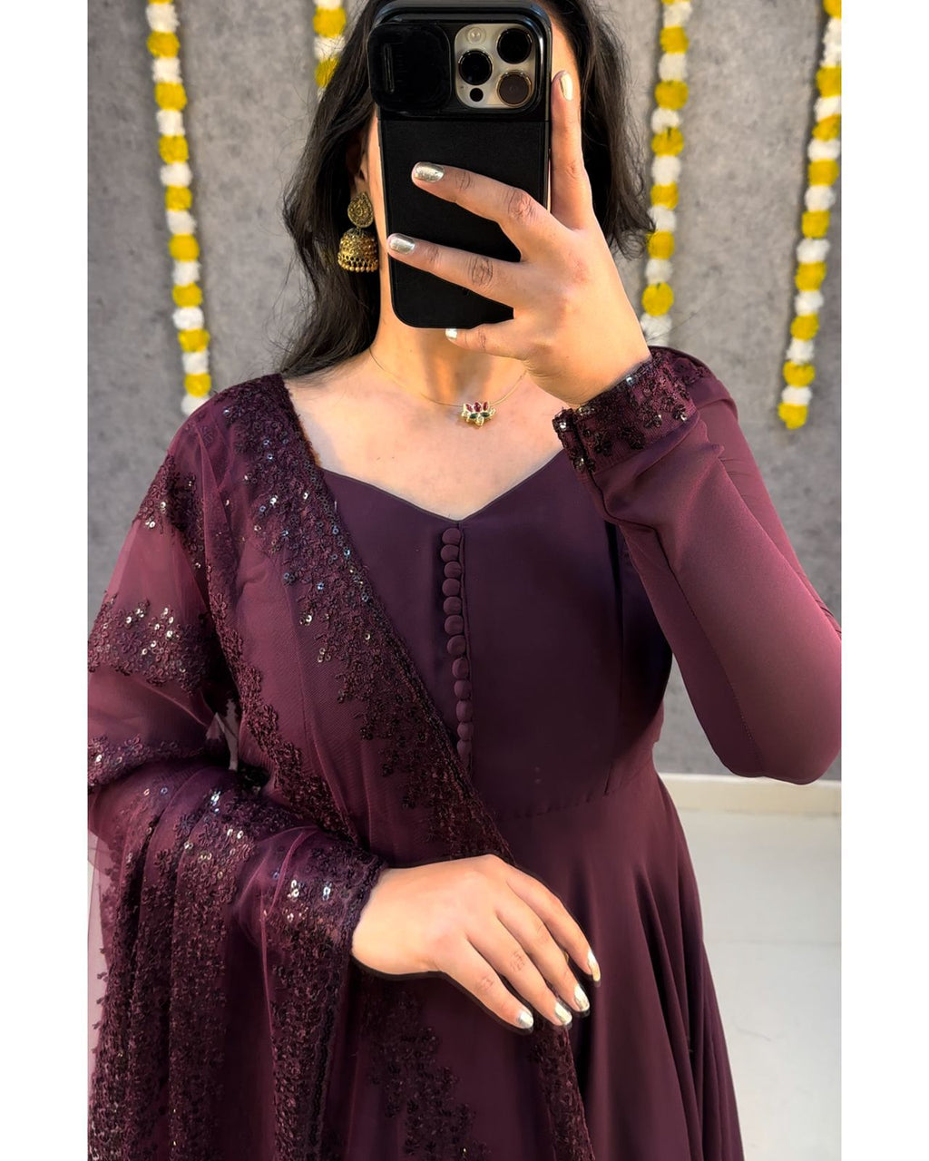 Festival Special Gown Dupatta