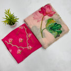 Soft mulmul organza saree