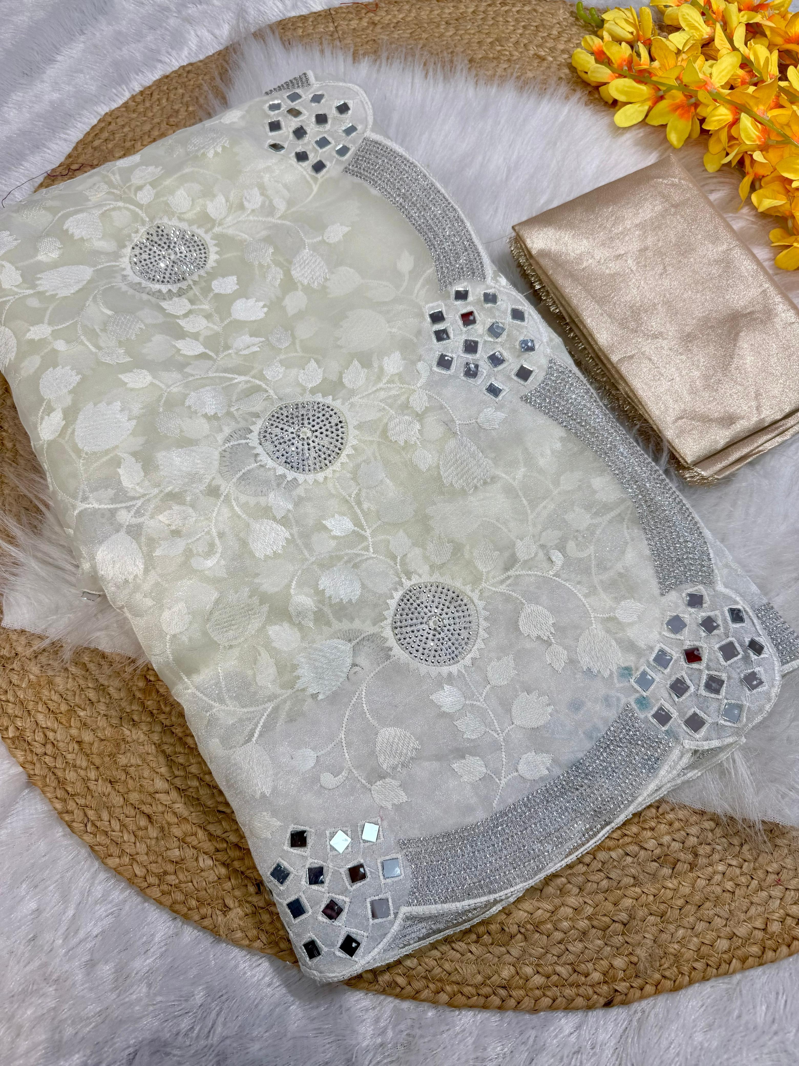 ORGANZA SPARKLE SAREE