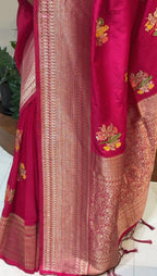 Pure Naylon kadi Creap Georgette Saree