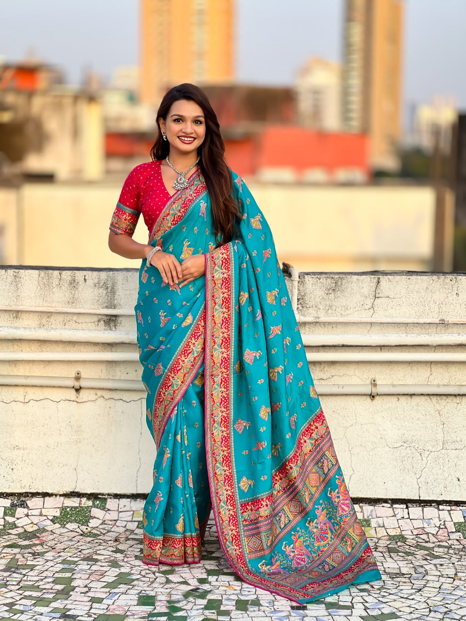 PREMIUM PURE VISCOSE SILK SAREE
