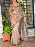 Black Berry Silk Saree