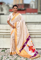 FLORAL MOTIFS PAITHANI SAREE