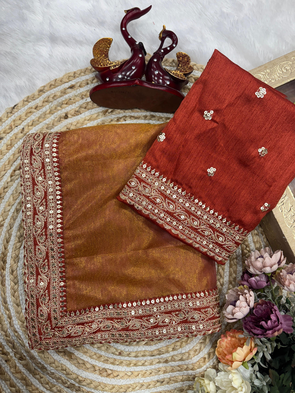 Soft Nc Twill Sequence Saree