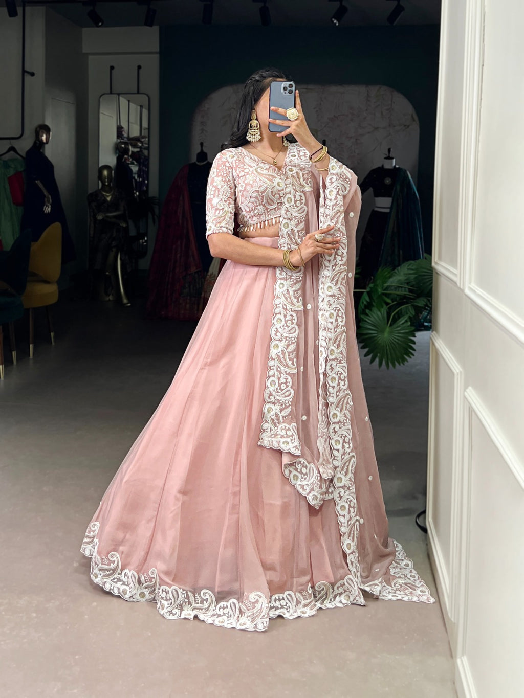Wevon Silk Lahenga Choli Premium