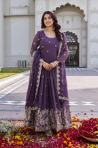 New Festival Long Gown & Duptta