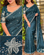 Soundarta Tusser Cotton Saree