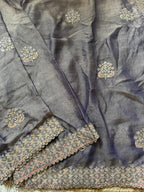 Sabyasachi Inspired Premium Moss Chiffon Saree