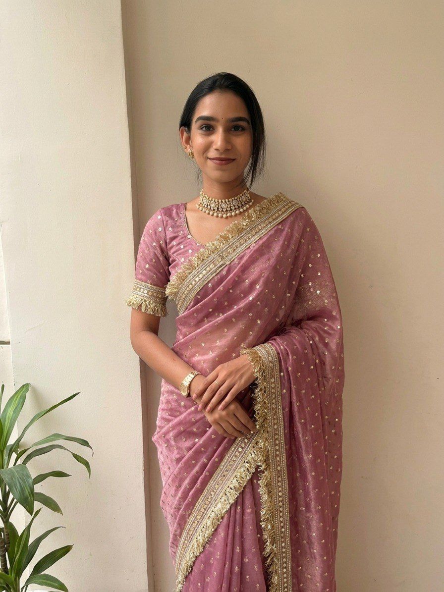 beautiful party wear beautiful Traditional Saree