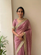 beautiful party wear beautiful Traditional Saree