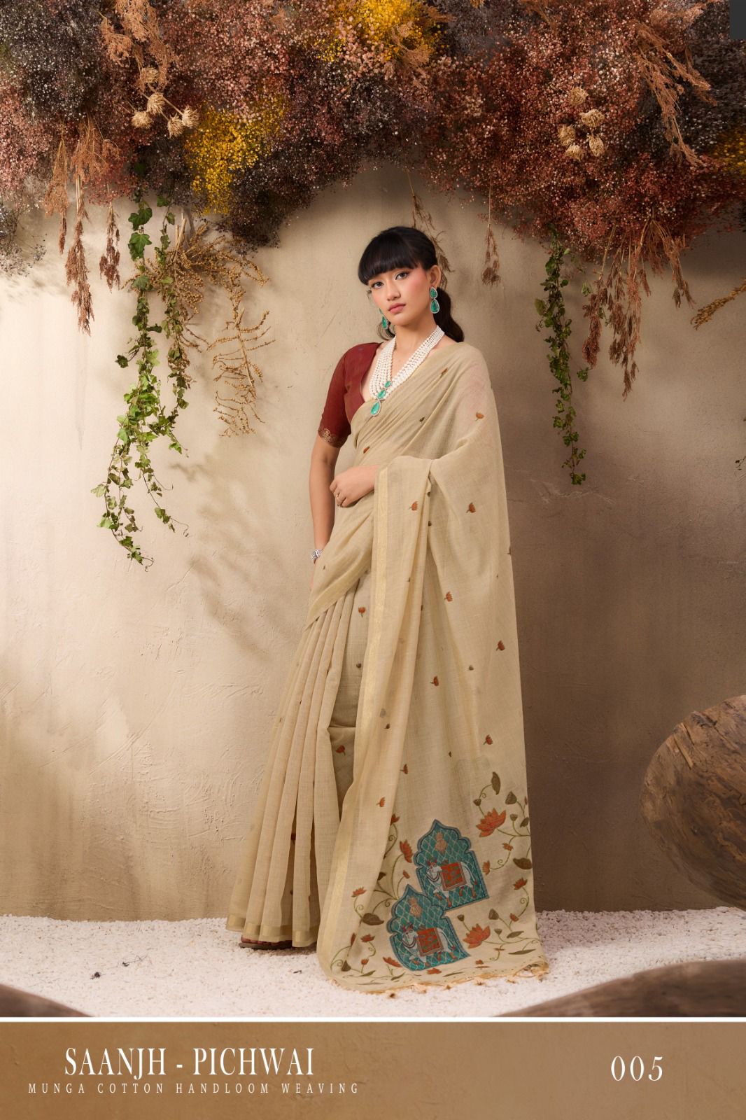 MUNGA COTTON HANDLOOM SAREE