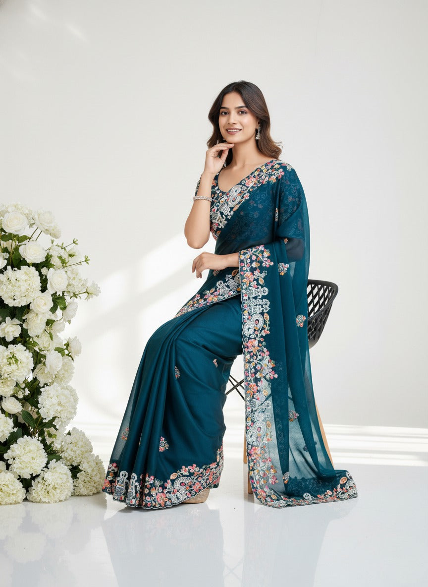 SOFT RANGOLI SILK SAREE