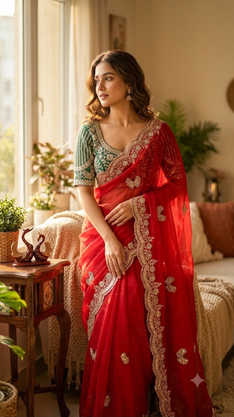 Skft Frendy Satin Saree