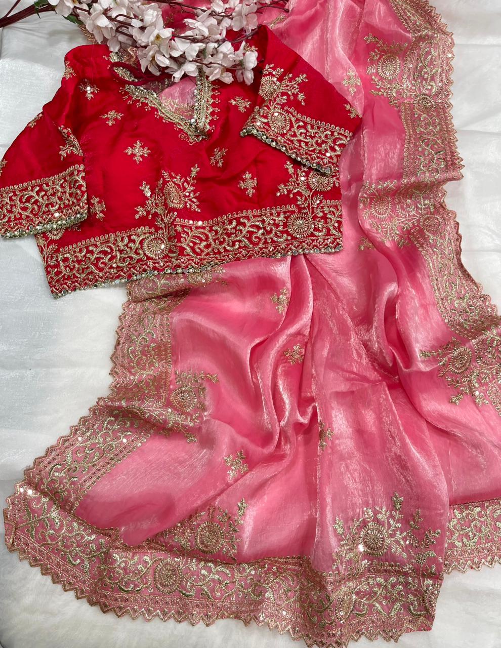 Very soft & elegant rich look fendy sartin fabric