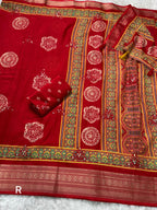 Saree-pure mul cotton