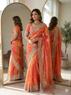 Very soft nd Elegant Rich look Fendy Sartin saree