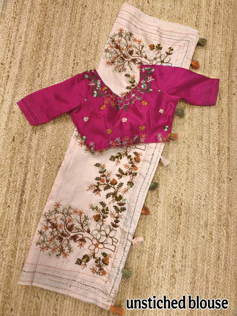 SOFT TUSSER SILK SAREE