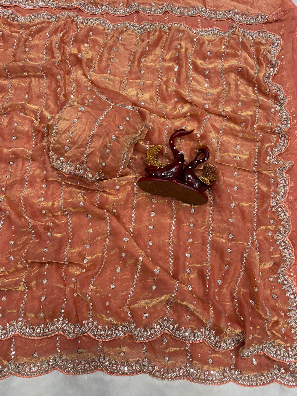 Wedding Perfect Soft Space Silk Saree