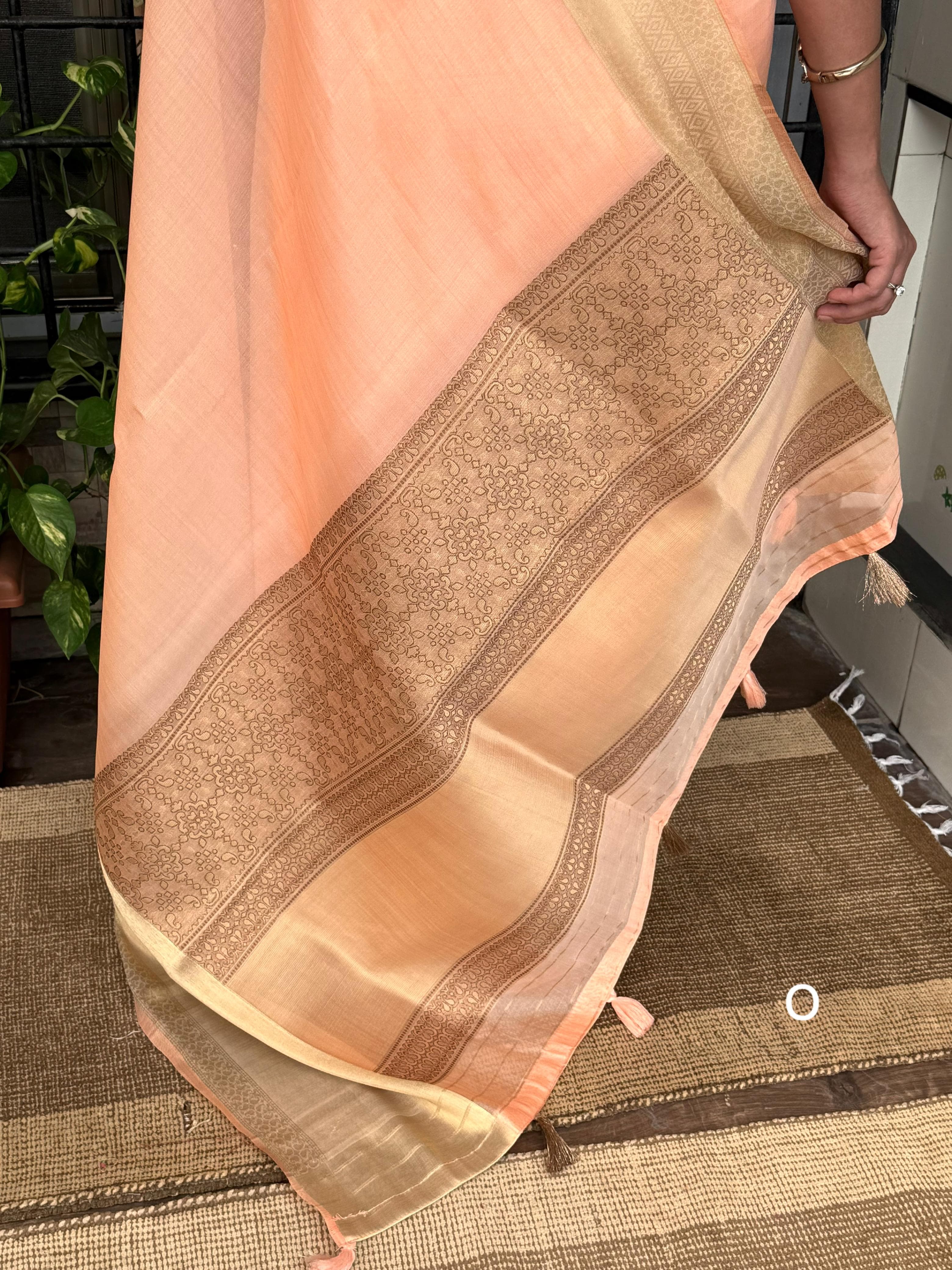 Glass Cotton Light Weight Saree