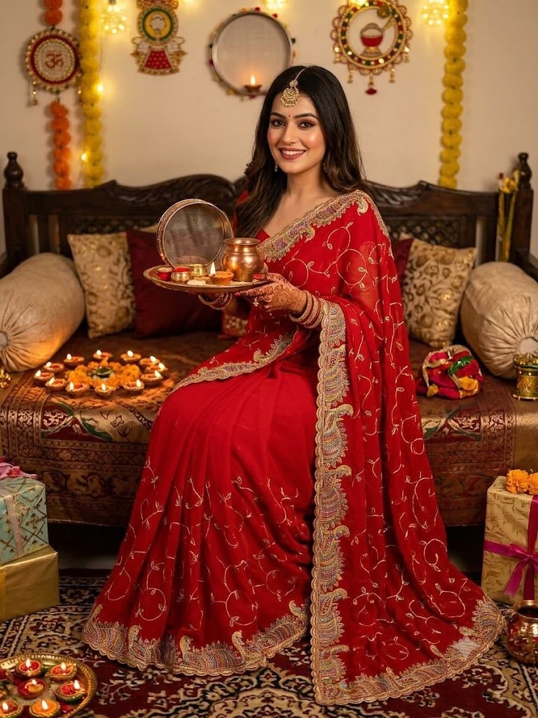 Karvachauth Special Saree