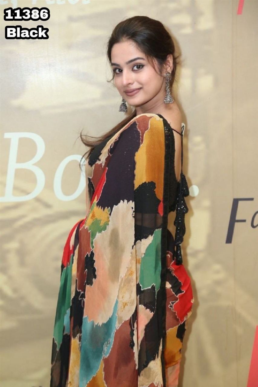 Ayesha Khan Latest Saree