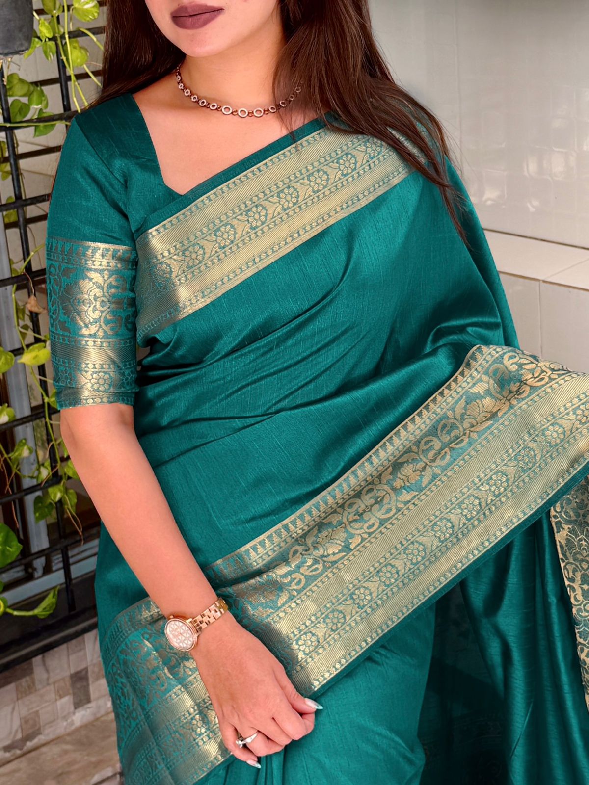 Causal Wear Assam Silk Saree