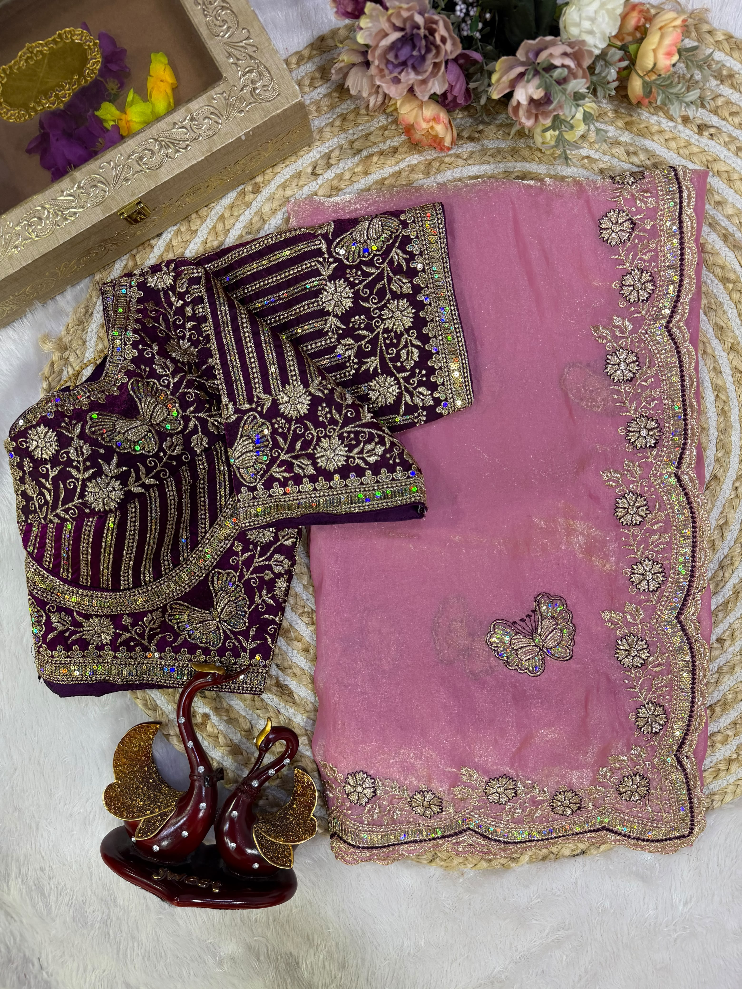 Skft Frendy Satin Saree