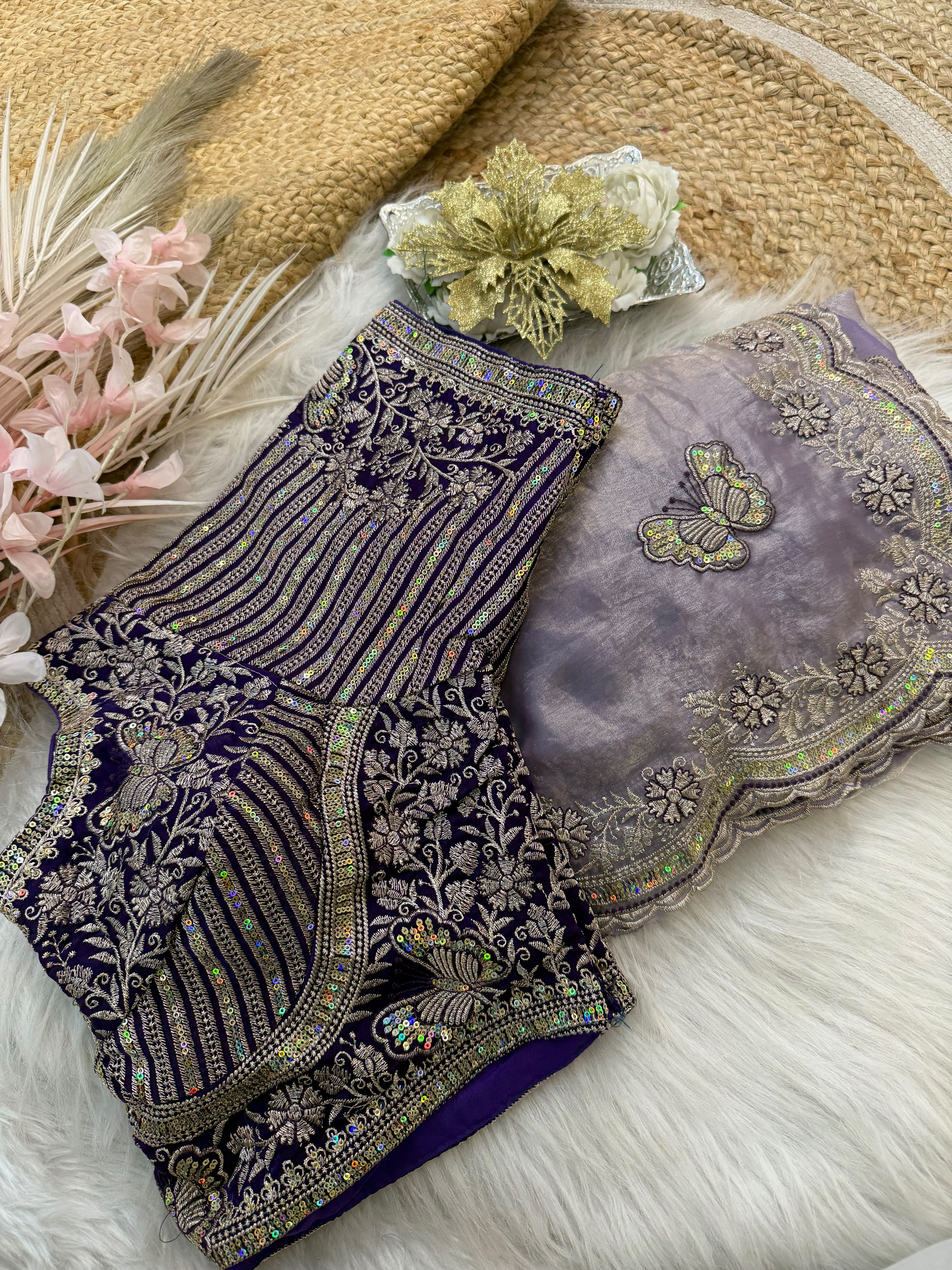 Sabyasachi Inspired Space Silk Premium Saree