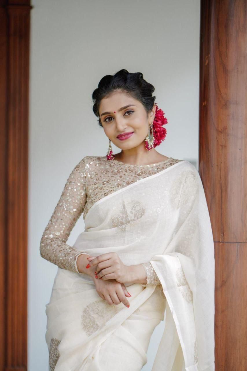 TRANDING LINEN SAREE