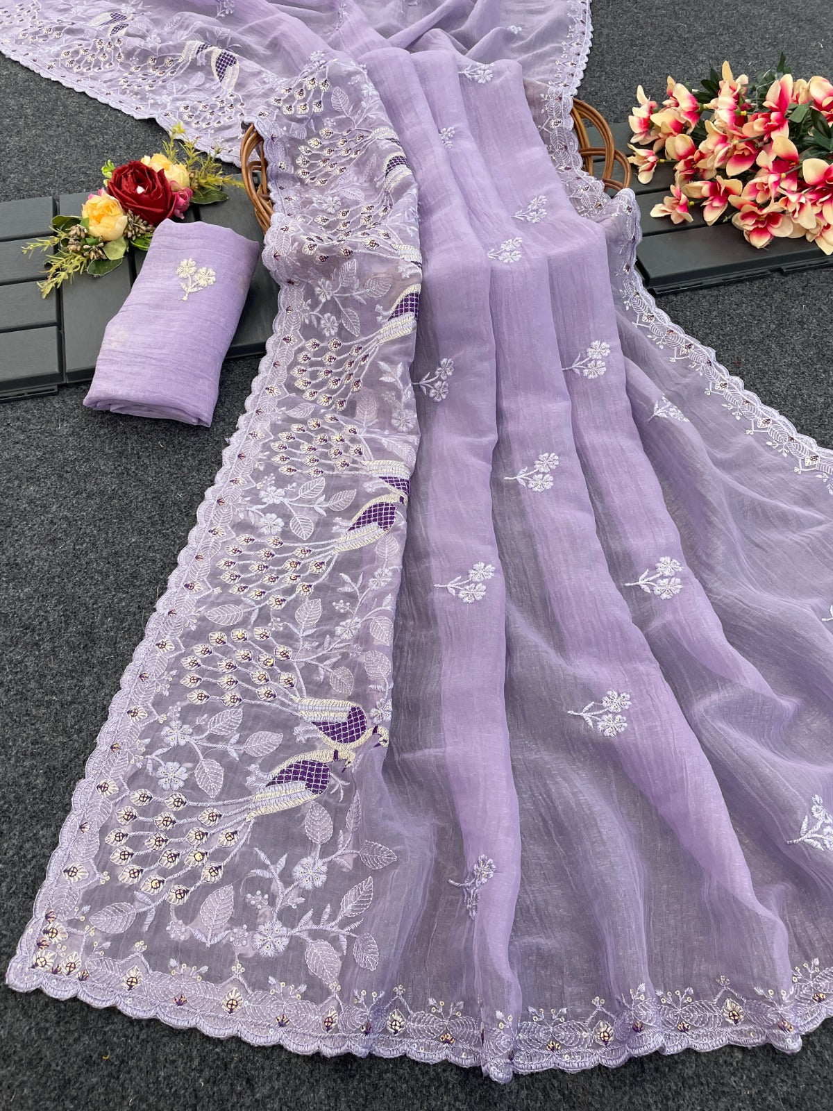 Heavy Soft Crunchy Silk Saree