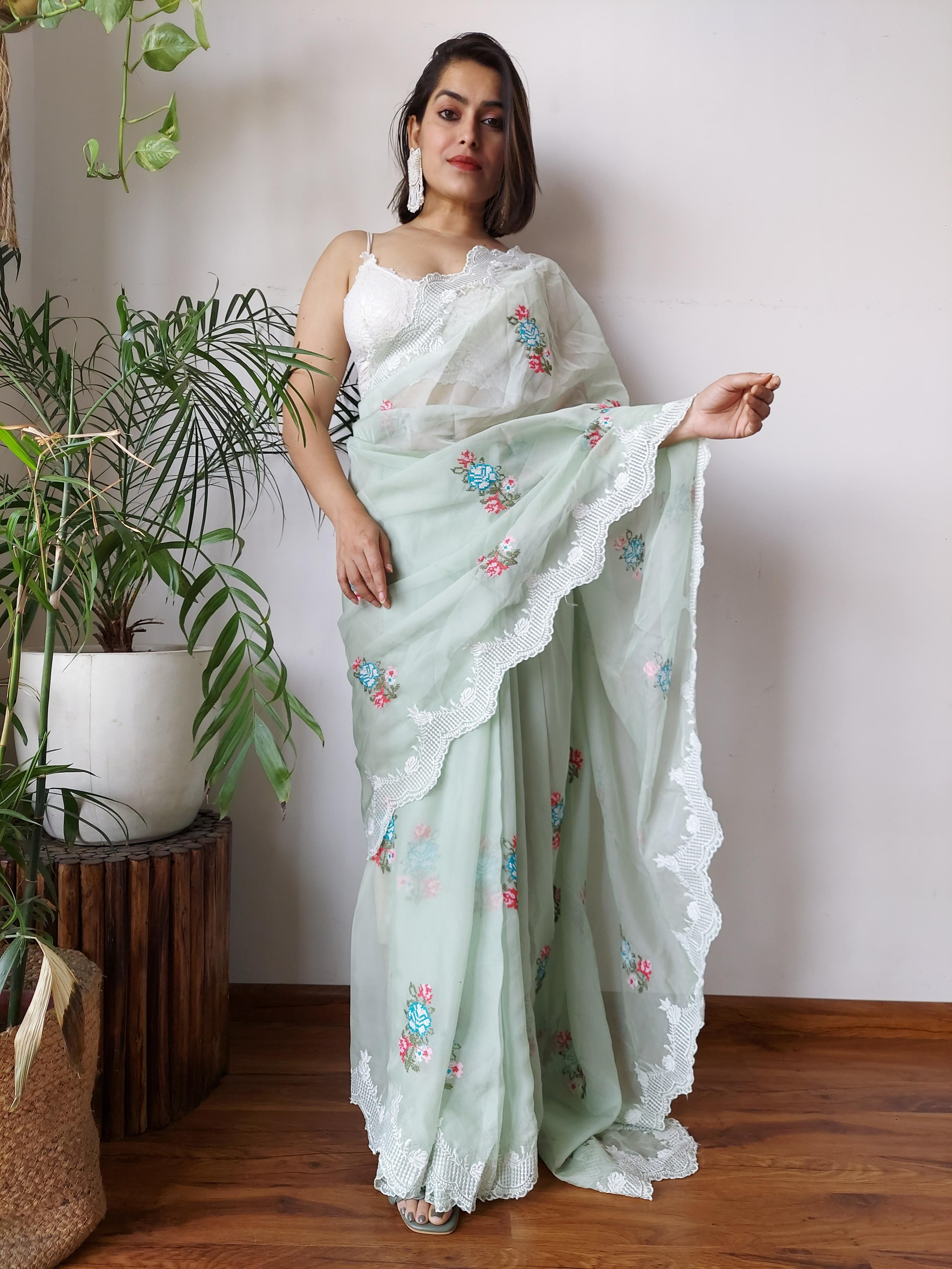 EMBORIDARY WORK SAREE