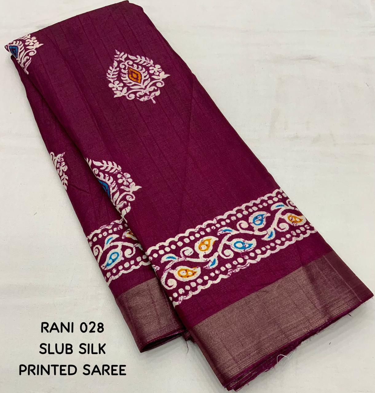 PRINED SAREE BEAUTIFUL COLOR