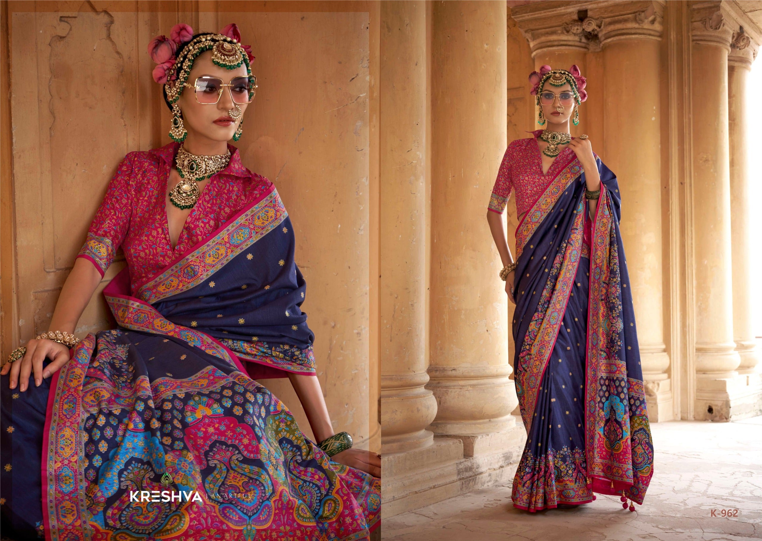 Pv Silk With Luxury Print Saree