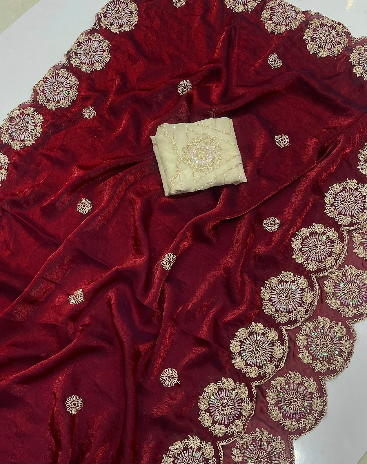 Space Silk Saree