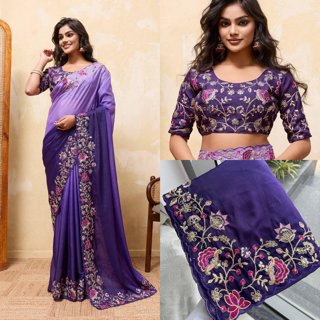 Soft Star Georgette Saree